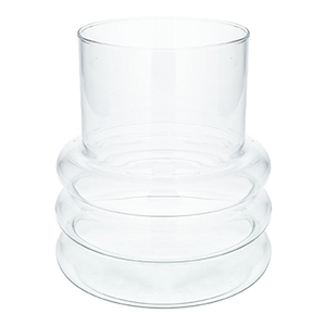 DF01-883913900 - Vase 3 Layers high d14/19xh21 clear Eco
