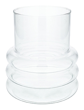 <h4>DF01-883913900 - Vase 3 Layers high d14/19xh21 clear Eco</h4>