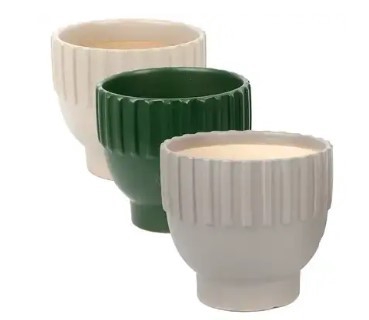 <h4>VASO DECORATIVO DE CERAMICA 18CM IMP</h4>