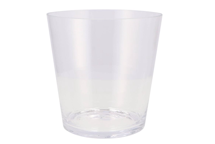 <h4>Glass Pot Conic Cold Cut 21x21cm</h4>