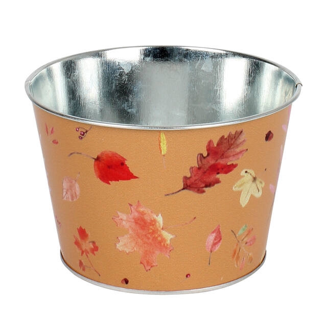 <h4>Bowl Autumn zinc 16xH10.5cm orange</h4>