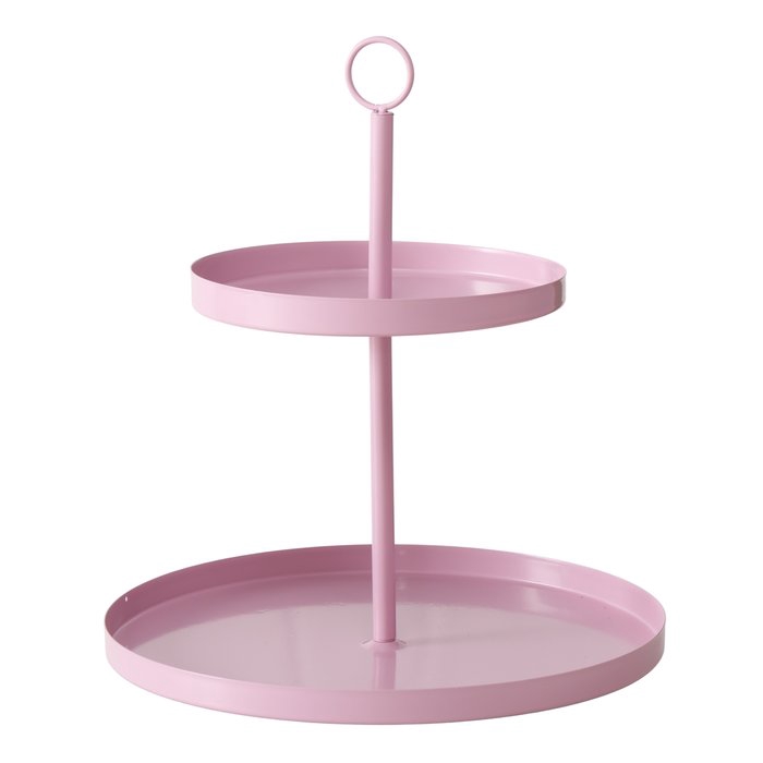 <h4>Tiered tray Samina, H 34 cm, Iron powder coated, lightrose, 4066076540501, 2061233</h4>