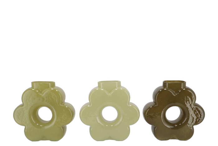 <h4>Livia Summer Green Mix Vase Ass 20x7x19cm Nm</h4>