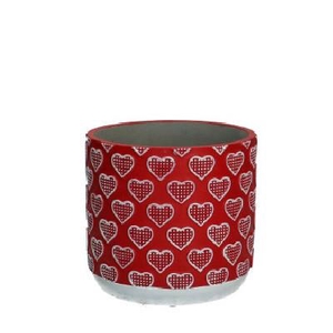 Promo Keramiek Love pot d13.5*12.5cm