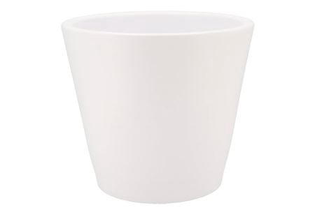 <h4>Vinci Matt White Container Pot 29x26cm</h4>