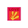 Tile Love Pink/yellow 10x10x1cm Nm