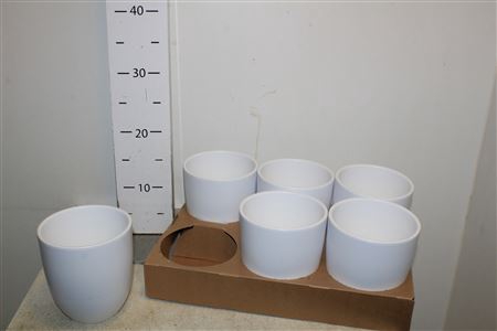 <h4>Keramische Pot H% White Matte</h4>