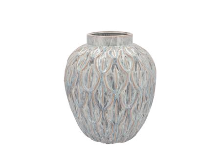 <h4>Inga Boa Grey Pot Active Glaze 23x23x25cm Nm</h4>