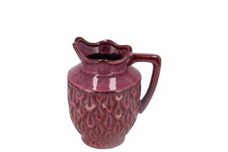 <h4>Inga Boa Purple Vase Active Glaze 18x14x21cm Nm</h4>