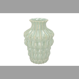 Dunja Pistache Vase 19x19x28cm