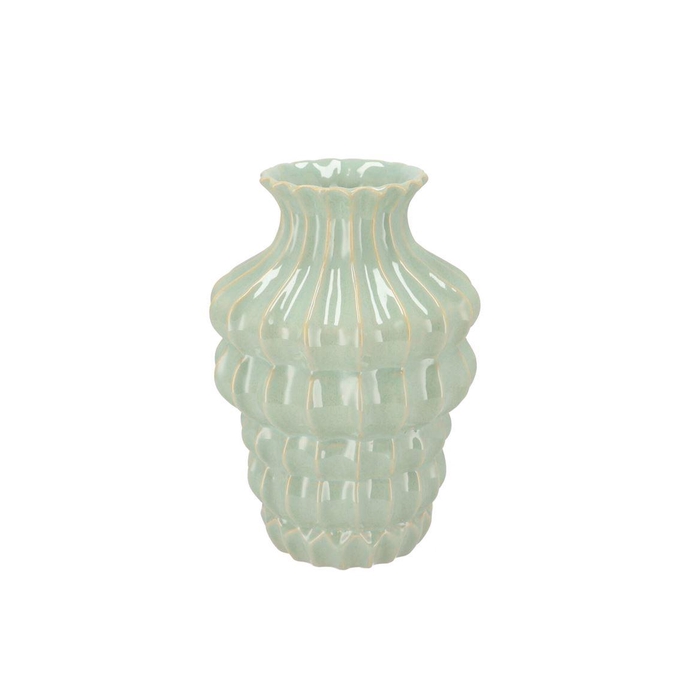 <h4>Dunja Pistache Vase 19x19x28cm</h4>