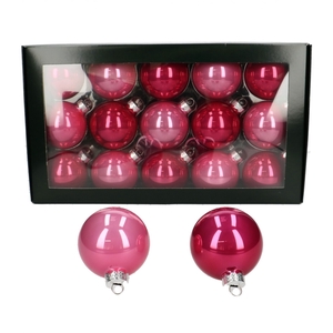 Christmas bauble Ball  60mm pearl x30