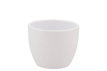 <h4>Ceramic White Matt Pot 7cm</h4>