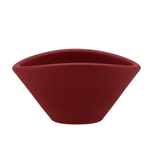 Vinci Red Velvet Bowl Oval 24x17x12cm