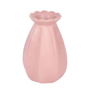 Vaas Florencia keramiek 8.5xH13.5cm licht roze
