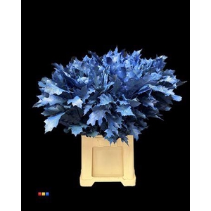 Eikeblad Frosted Blue 80cm