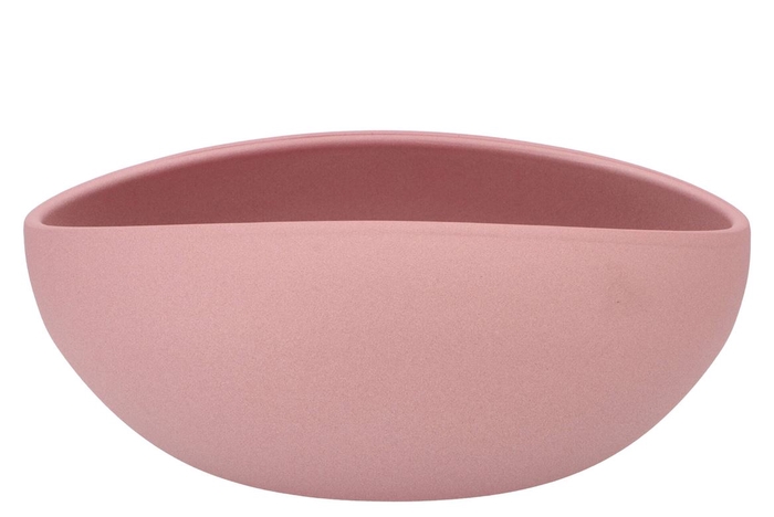<h4>Vinci Pink Bowl Oval 31x21x13cm</h4>