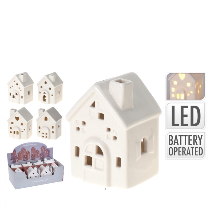 <h4>Kerst LED huis 8cm</h4>
