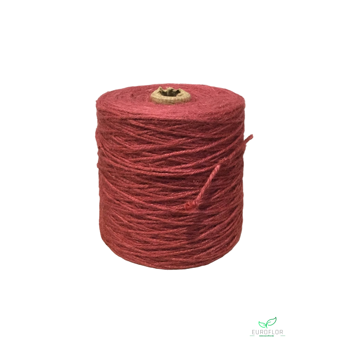 <h4>JUTE ROPE 1KG BORDEAUX</h4>