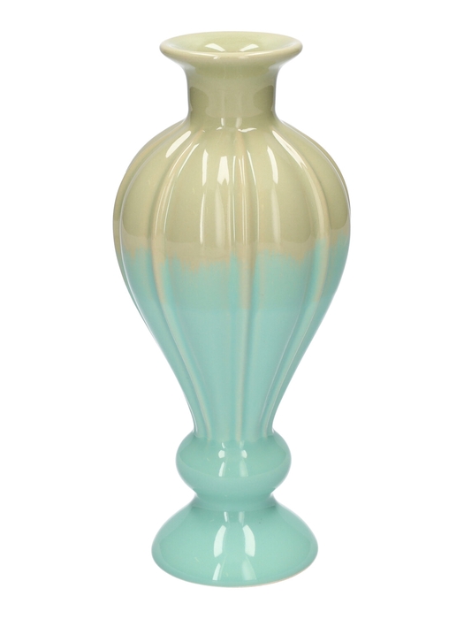 <h4>DF03-666803900 - Vase Celia3 multi d4.7/8xh18.5 green/l.blue</h4>