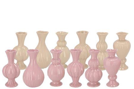 <h4>Lois Old Pink Natural Vase Pretty Ass 11x11x22cm</h4>