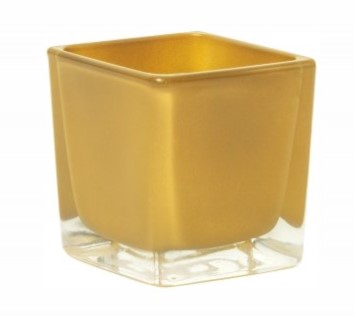 VASO CUBO AMBER D14 A14 IMP