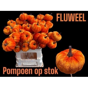 DEC PUMPKIN ON STICK ORANGE