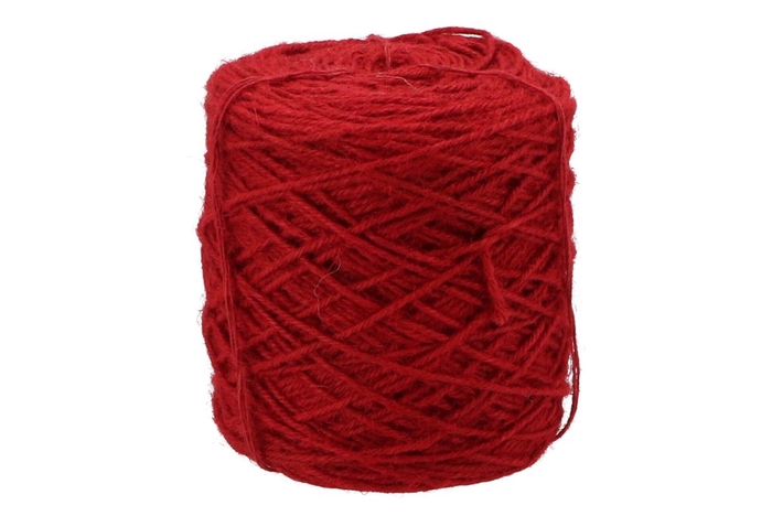 <h4>Ribbon Flax Cord Jute Red 3,5mm 1kg</h4>