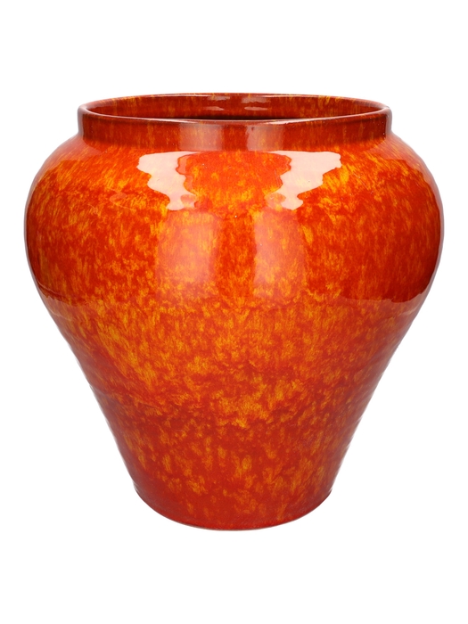 <h4>DF03-740864000 - Vase Risa d17/26.5xh29 orange</h4>