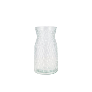Diamond Clear Vase 12x20cm