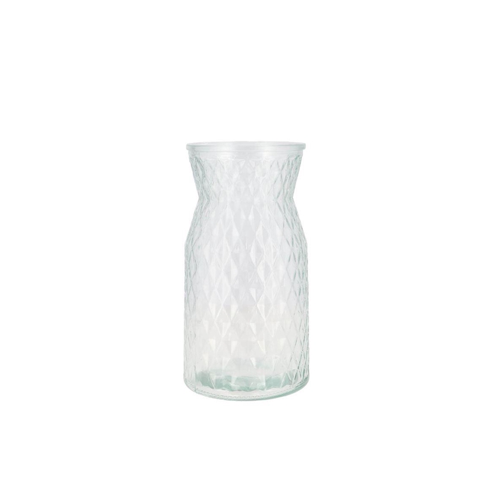 <h4>Diamond Clear Vase 12x20cm</h4>