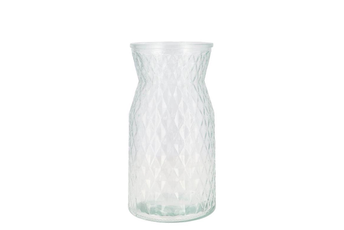 <h4>Diamond Clear Vase 12x20cm</h4>