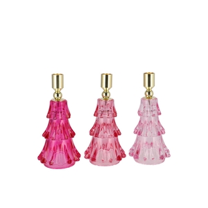Jazz Jolly Pink Candle Holder X-mas Tree Ass 9x16cm