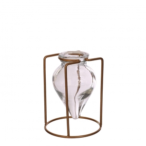 Glas Vaas Breeze in frame d08.5*11cm