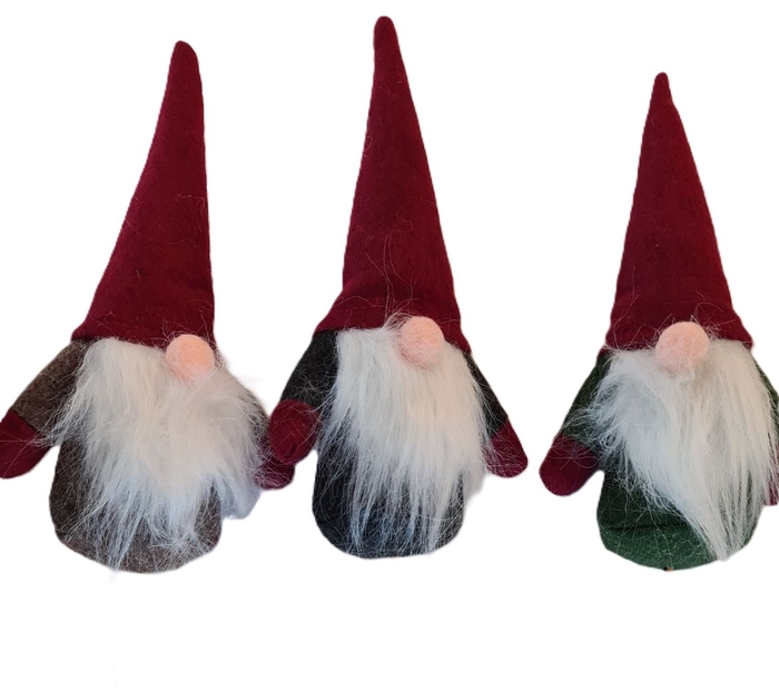 <h4>Deco Stem Gnome Plush 3 Ass L50h21</h4>