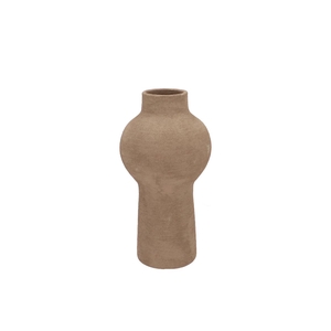 Lisboa Brown Vase Bulb High 14x14x28cm Nm