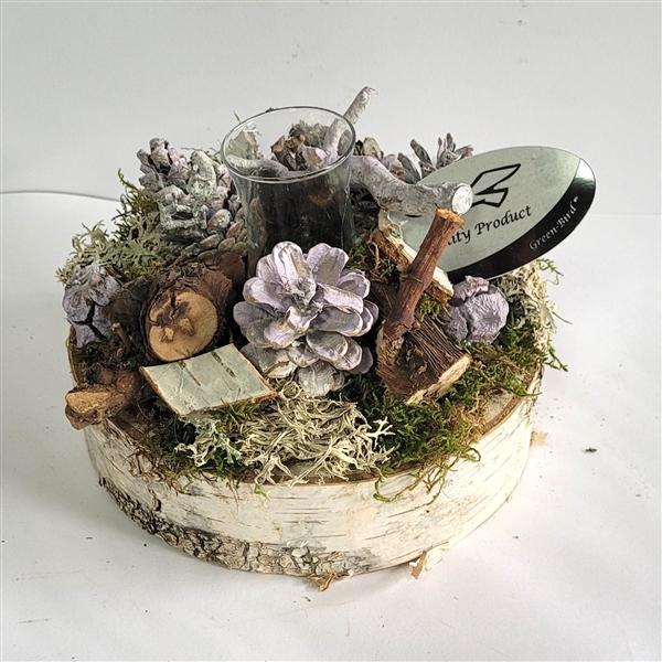 <h4>Kerst Arrangement Rond NR 1.3 Wit</h4>