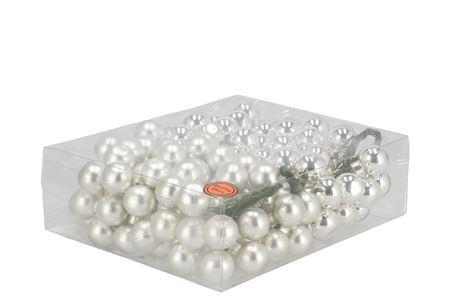 <h4>Glass Ball Glans Combi Zilver 20mm P/144</h4>