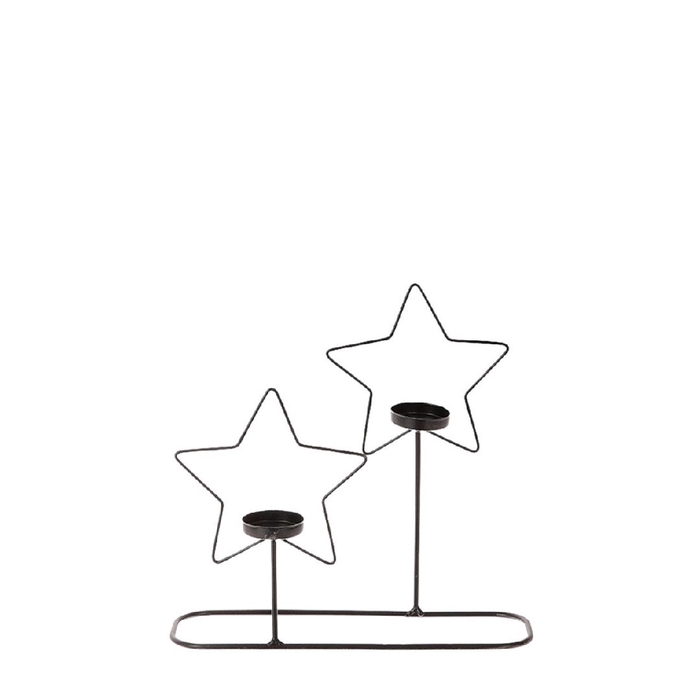 Kerst Theelicht ster 30*8*29cm