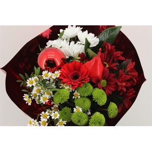 Boeket 9-10 Tak Kerst Rood