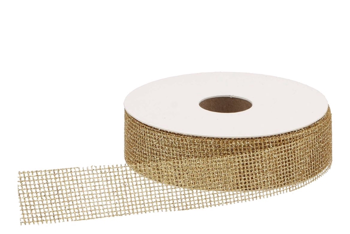 Ribbon Sparkle Gold 25mx25mm P/1 Nm