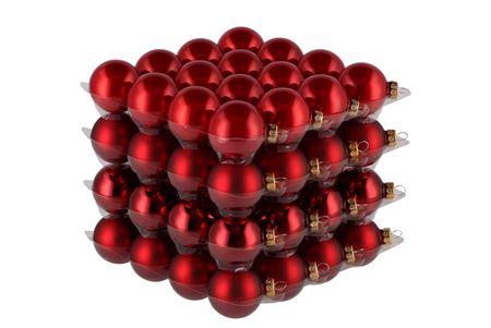 <h4>Glass Ball Christmas Red 40mm P/64</h4>