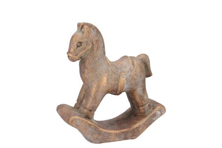 <h4>Z CONCRETE GOLDEN ROCKING HORSE 16X6X</h4>