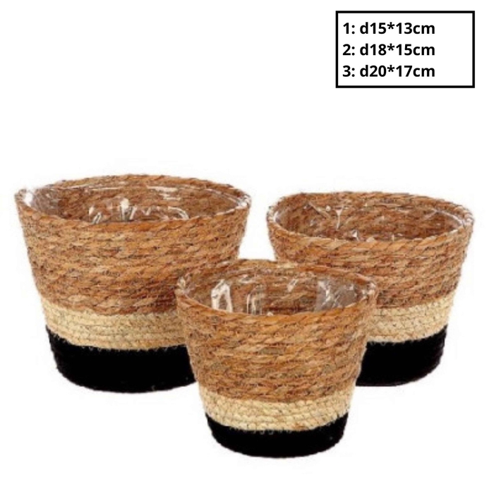 <h4>Mandwerk sets Makka pot S/3 d20*17cm</h4>