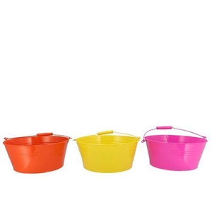 Zinc Dutch Orange Mix Basic Bowl Ass 34x14x30cm