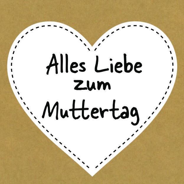 <h4>Moederdag Kaart 7*7cm x20 Alles Liebe</h4>