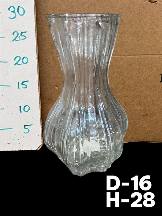 <h4>Glazen Vaas H28 D16</h4>