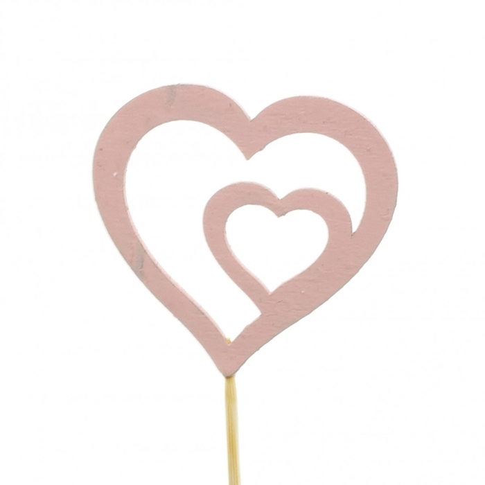 <h4>Moederdag 20cm Hart dubbel hout 6.5cm</h4>