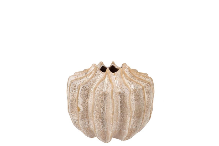 <h4>Juna Sand Vase Structure 19x19x17cm</h4>