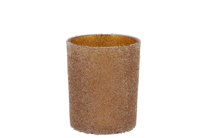 <h4>Ruby Gold T-light Shiny 8x8cm</h4>